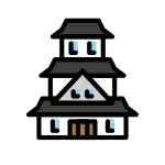 Japanese Castle SVG Icon